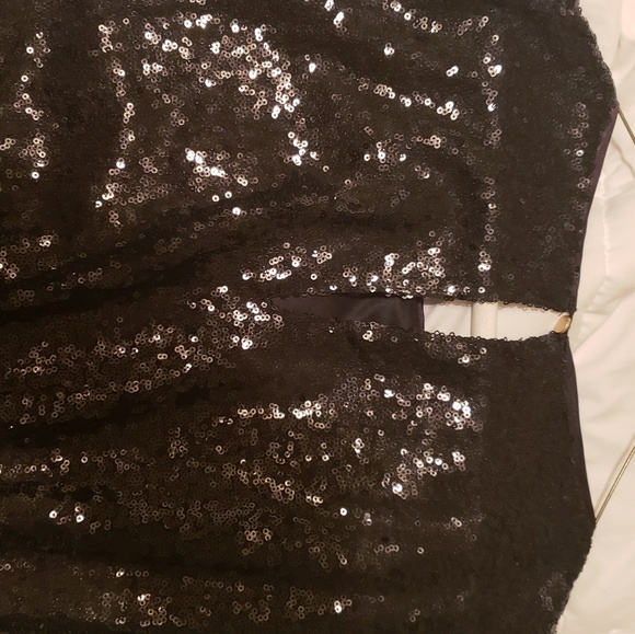 Black Sequin Dress - Picture 4 of 4